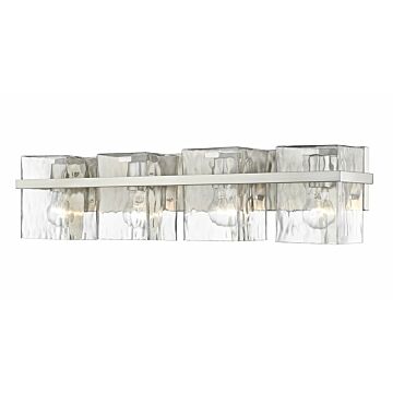 Z-Lite Bennington 4-Light Bathroom Vanity Light In Brushed Nickel