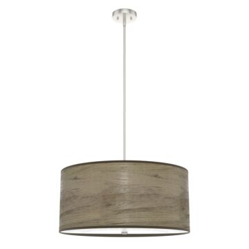 Hunter Solhaven 4-Light Pendant in Warm Grey Oak