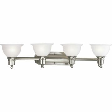 Madison 4-Light Bathroom Vanity Light Bracket in Brushed Nickel