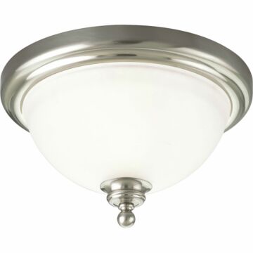 Madison 1-Light Flush Mount in Brushed Nickel