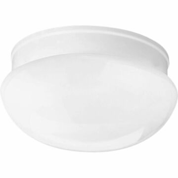 Fitter 1-Light Flush Mount in White