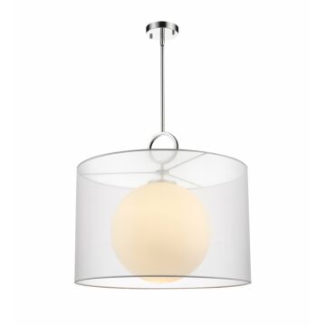 Z-Lite Arosia 1-Light Pendant Light In Chrome