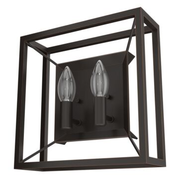 Hunter Doherty 2-Light Wall Sconce in Onyx Bengal