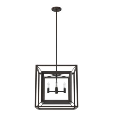 Hunter Doherty 4-Light Chandelier in Onyx Bengal