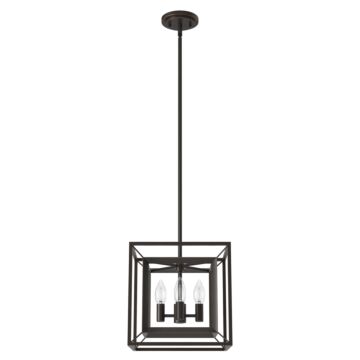 Hunter Doherty Convertible 4-Light Pendant in Onyx Bengal