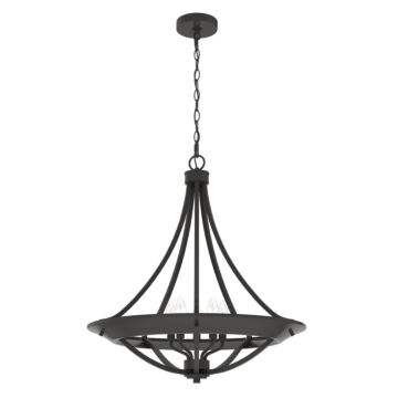 Hunter Perch Point 4-Light Pendant in Noble Bronze