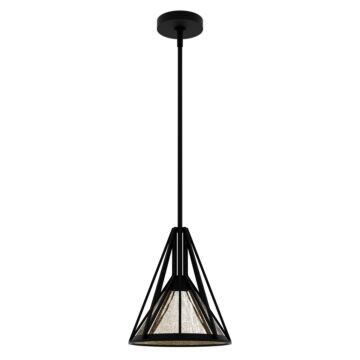 Rafner 1-Light Pendant in Natural Black Iron