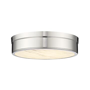 Anders 1-Light Flush Mount in Polished Nickel