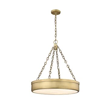 Anders 3-Light Pendant in Rubbed Brass