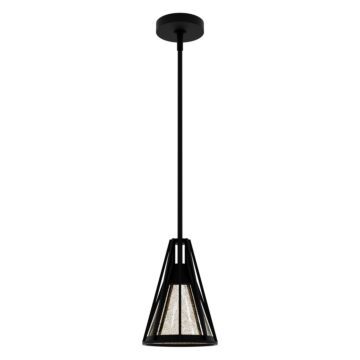 Rafner 1-Light Mini Pendant in Natural Black Iron