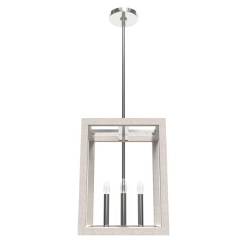 Hunter Squire Manor 4-Light Pendant in Chrome