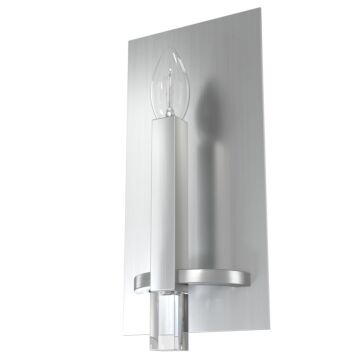 Hunter Sunjai 1-Light Wall Sconce in Brushed Nickel