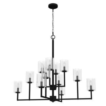 Hunter Kerrison 12-Light Chandelier in Natural Iron