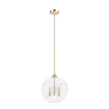 Hunter High Oaks 3-Light Pendant in Alturas Gold
