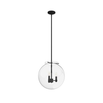 Hunter Sacha 3-Light Globe Pendant in Natural Iron