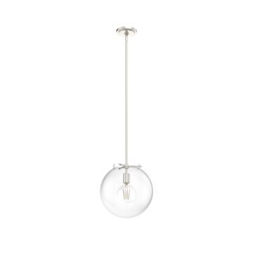 Hunter Sacha 1-Light Pendant in Brushed Nickel