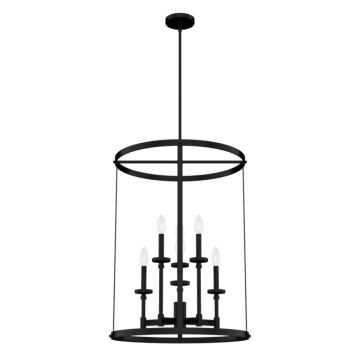 Hunter Briargrove Large Foyer in Matte Black