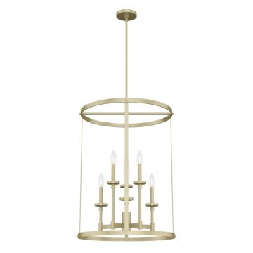 Hunter Briargrove Large Foyer in Painted Modern Brass