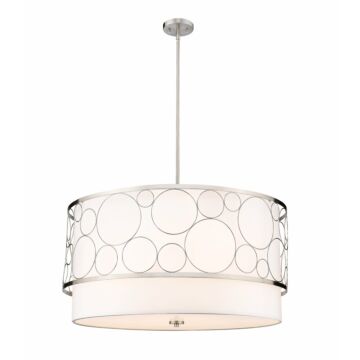 Z-Lite Kendall 5-Light Pendant Light In Brushed Nickel