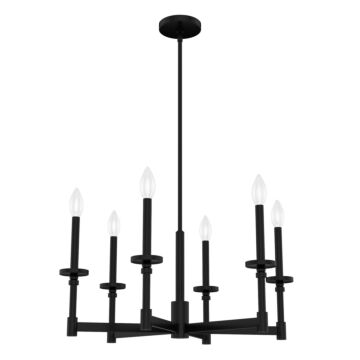 Briargrove 6-Light Chandelier in Matte Black