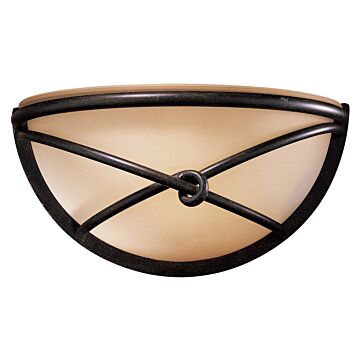 Aspen Ii One Light Wall Sconce in Aspen Bronze by MinkaLavery