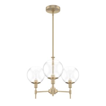 Hunter Xidane 3-Light Chandelier in Alturas Gold