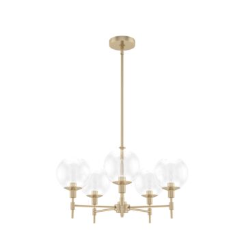 Hunter Xidane 5-Light Chandelier in Alturas Gold