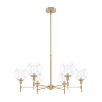 Hunter Xidane 6-Light Chandelier in Alturas Gold