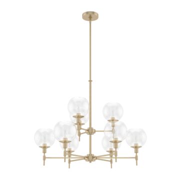 Hunter Xidane 9-Light 2 Tier Chandelier in Alturas Gold