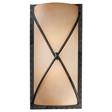 Aspen Ii Two Light Wall Sconce in Aspen Bronze by MinkaLavery