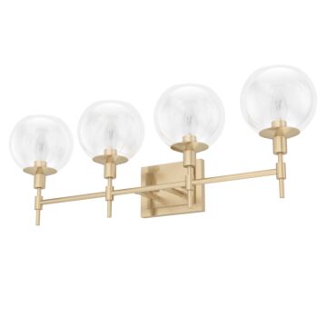 Hunter Xidane 4-Light Bathroom Vanity Light in Alturas Gold