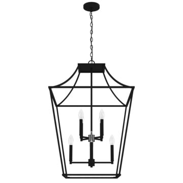 Hunter Laurel Ridge 8-Light Lantern Pendant in Natural Iron