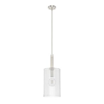 Gatz 1-Light Pendant in Brushed Nickel