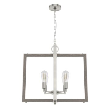 Woodburn 4-Light Pendant in Brushed Nickel