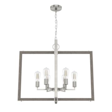 Woodburn 6-Light Pendant in Brushed Nickel