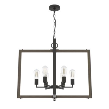 Woodburn 6-Light Pendant in Noble Bronze