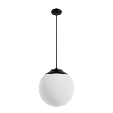Hunter Hepburn 16 Inch Diameter Pendant in Matte Black