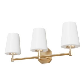 Hunter Nolita 3 light vanity in Alturas Gold