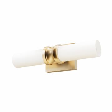 Hunter Lenlock 2-Light Bathroom Vanity Light in Alturas Gold