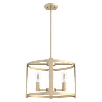 Hunter Astwood 4-Light Chandelier in Alturas Gold
