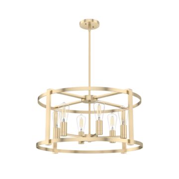 Hunter Astwood 6-Light Chandelier in Alturas Gold