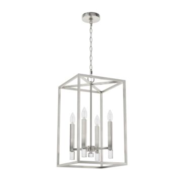 Hunter Sunjai 4-Light Pendant in Brushed Nickel