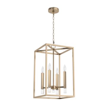 Hunter Sunjai 4-Light Pendant in Alturas Gold