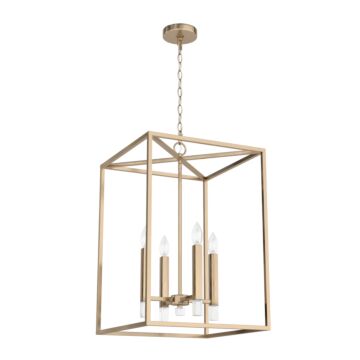 Hunter Sunjai 4-Light Pendant in Alturas Gold