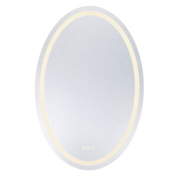 Beckett Led Oval Frontlit and Backlit Mirror