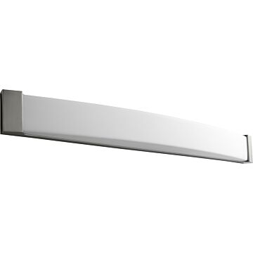 Apollo Two Light Vanity in Satin Nickel by Oxygen