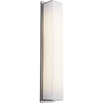The Fuse Two Light Vanity in Satin Nickel by Oxygen