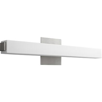 Adelphi One Light Vanity in Satin Nickel by Oxygen