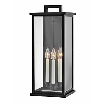 Hinkley Weymouth 3-Light Outdoor Light In Black