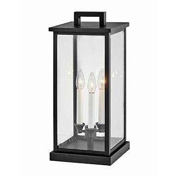 Hinkley Weymouth 3-Light Outdoor Light In Black
